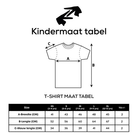 leeftijdsmaat kindermaat.